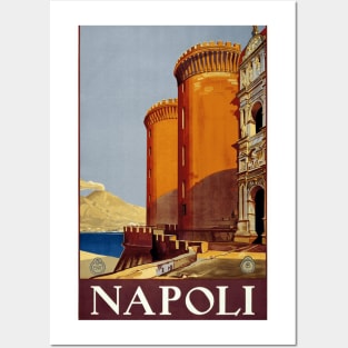 Napoli (Naples), Italy Vintage Travel Poster Design Posters and Art